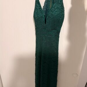 Honey and Rosie Green Lace Dress